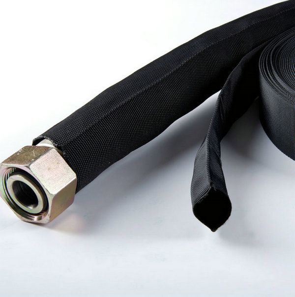 Polyester fabric protective sleeve not compatible with Stopflex